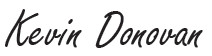 Kevin Donovan's signature